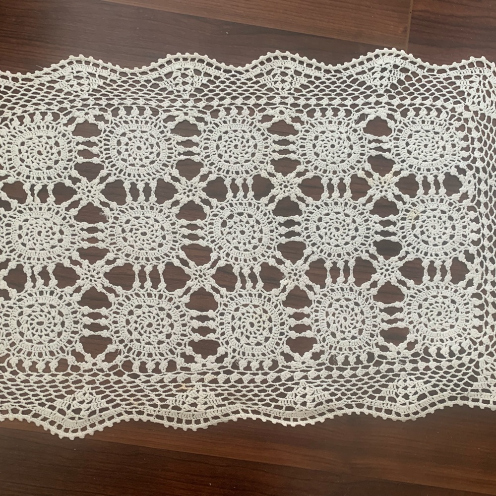 Vintage Crochet Lace Placemats
